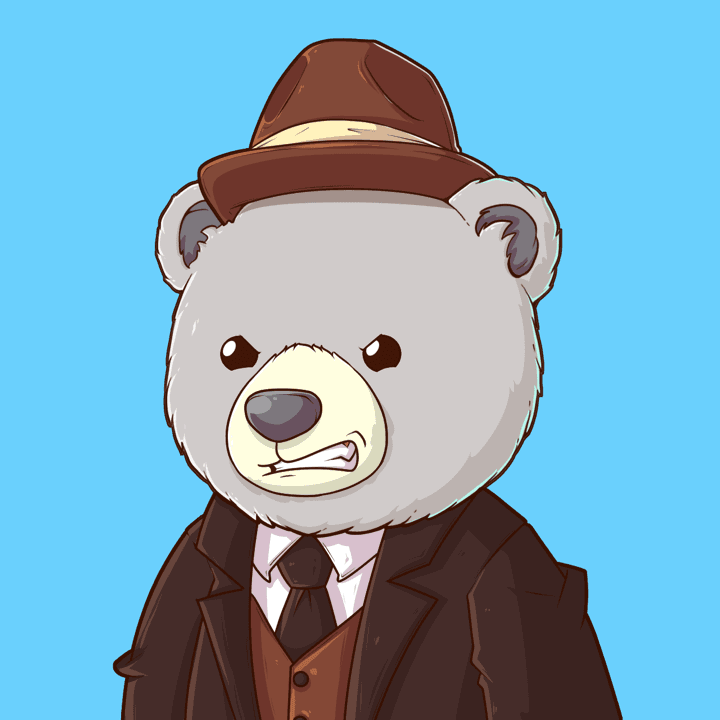 Fuzzies bear — Wiseguy
